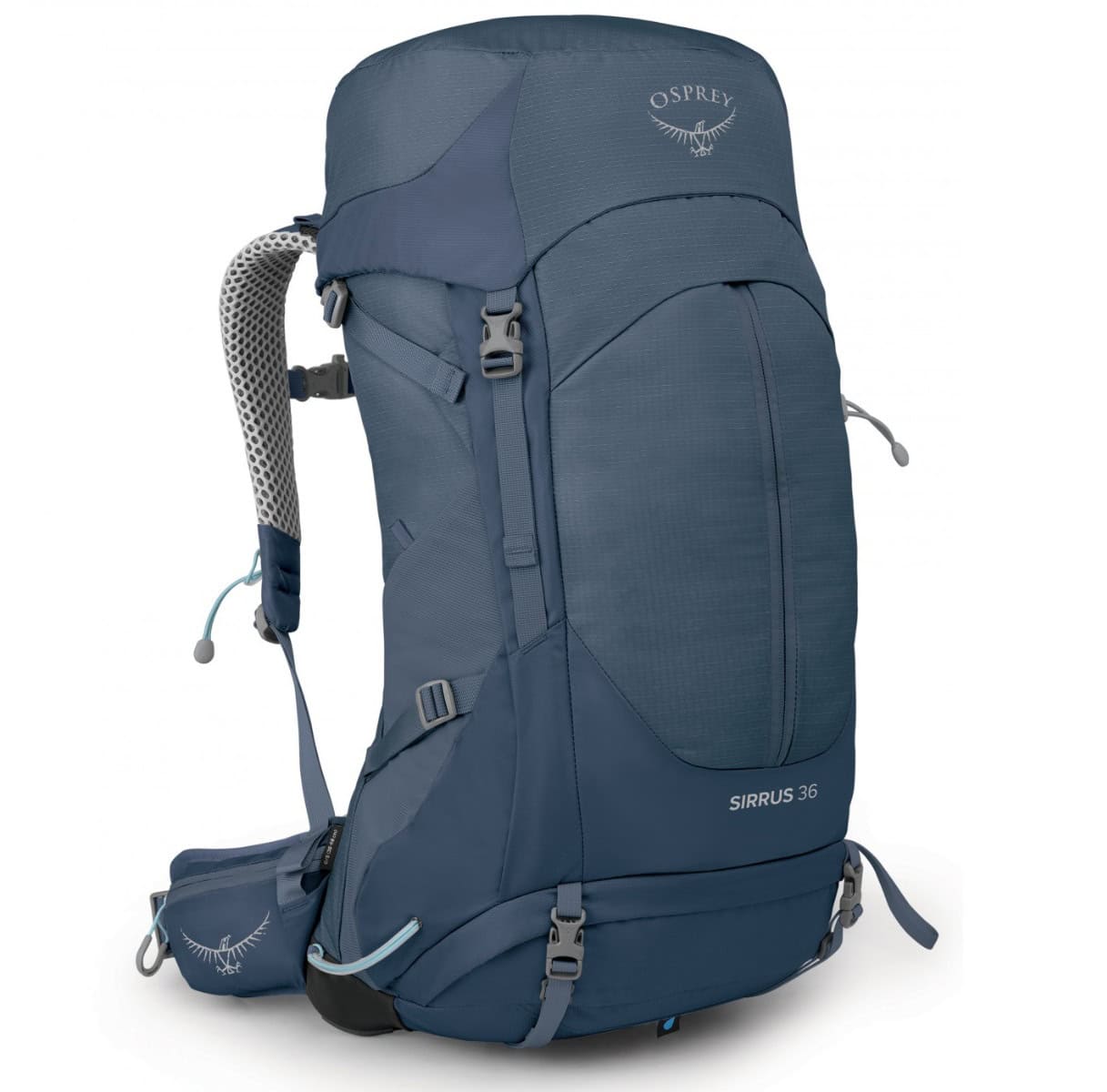 Osprey Sirrus 34 Zaino Da Trekking Donna | Con Copertura Antipioggia, Tasca Idratazione E Cinturone, Grigio Tunnel Vision