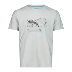 CMP T-SHIRT MAN  stampata in jersey stretch
