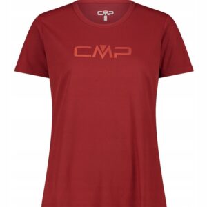 CMP MAGLIETTA DONNA TECNICA A MANICHE CORTE E LOGO maglietta per outdoor da donna