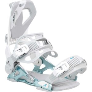 SP BINDINGS CORE MULTIENTRY 23-24 ホワイトM SP Core Multientry 23/24 Snowboard Binding shown in GUNMETAL