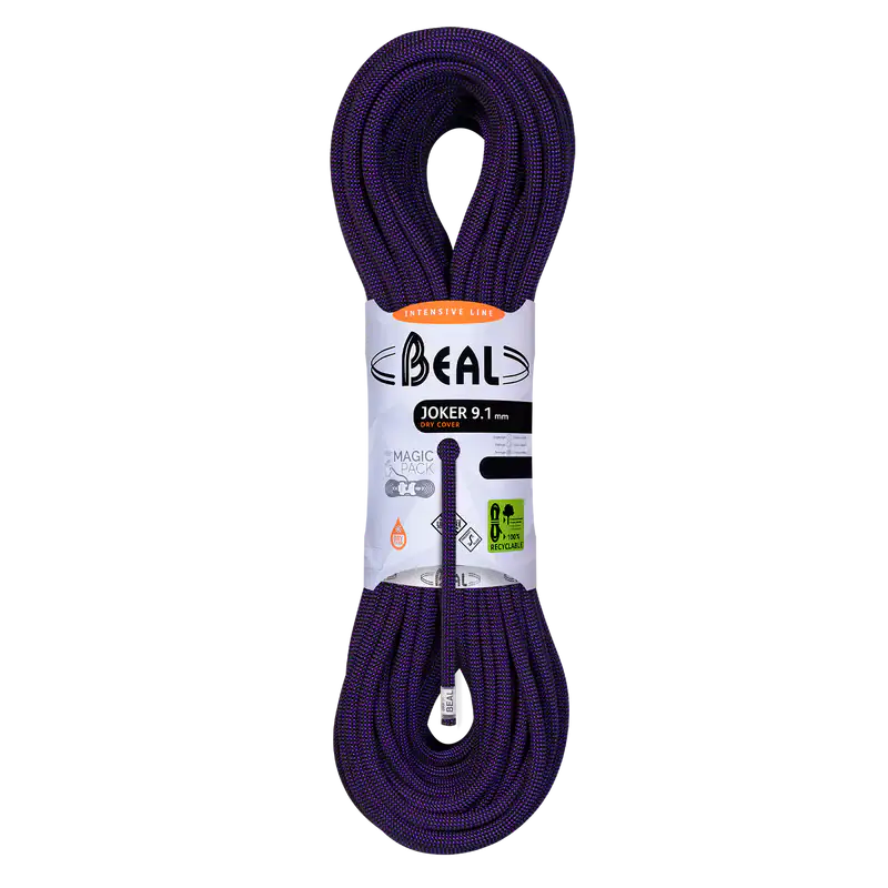 BEAL JOKER 9.1 MM UNICORE DRY COVER corda da falesia e mutipitch - immagine 2