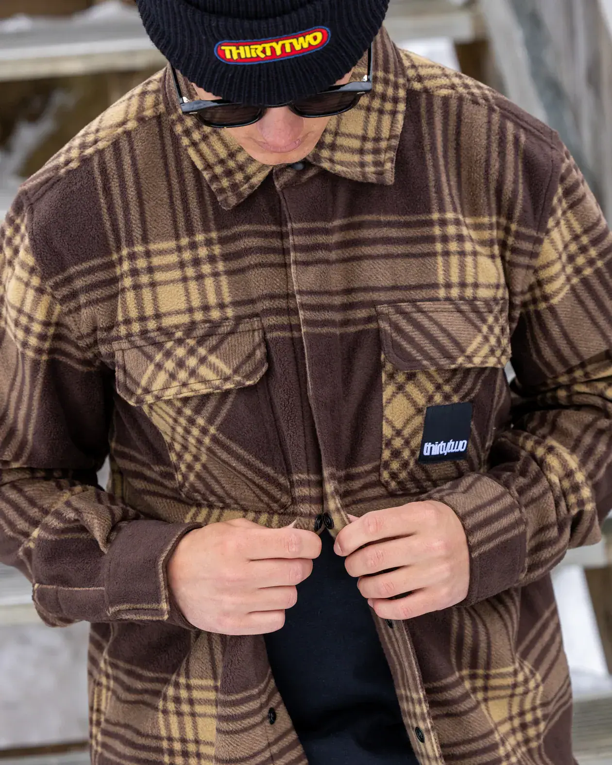 THIRTYTWO REST STOP SHIRT 2026/27 camicia da uomo - immagine 9